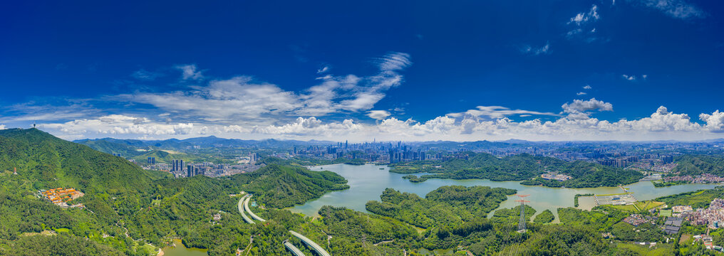 深圳地标建筑全景图