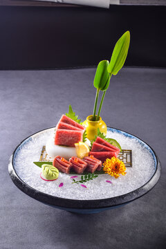 蓝鳍金枪鱼刺身