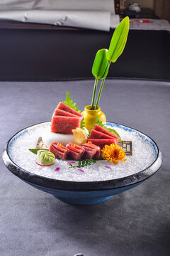 蓝鳍金枪鱼刺身