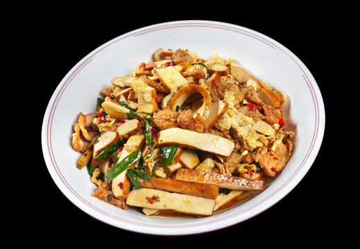 肉蛋炒香干