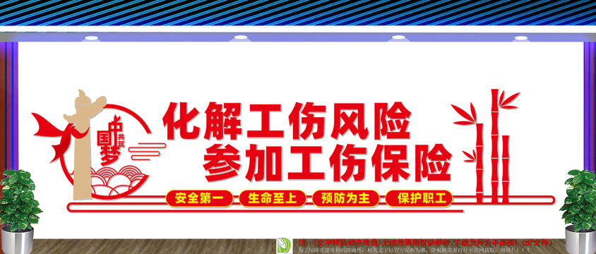 预防工伤风险文化墙