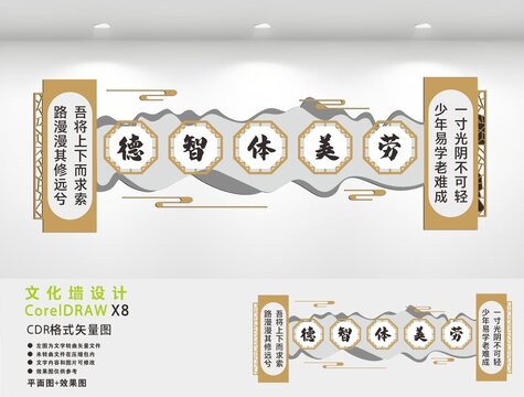 校园学习教育文化墙