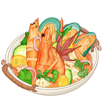 冬阴功海鲜