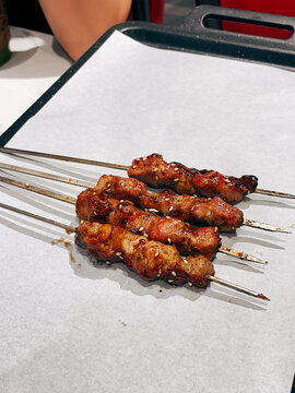 美味诱人的烤肉串