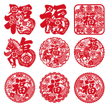 马年窗花