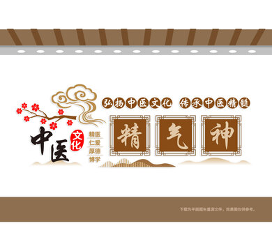 精气神中医文化宣传墙