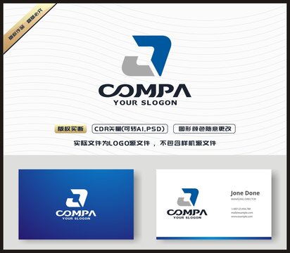 J字母LOGO设计