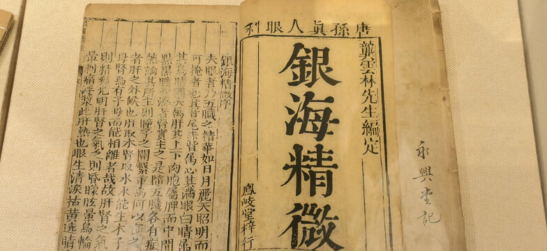 古籍银海精微书页展示