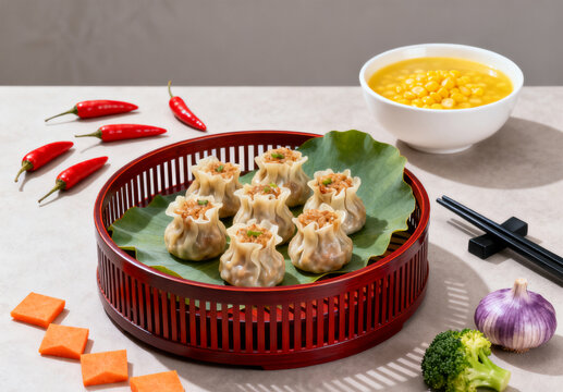 美味烧麦与营养搭配美食