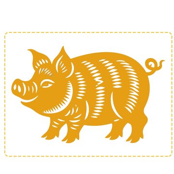 野猪矢量设计
