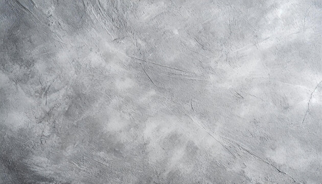 白色石材质混凝土墙面磨砂纹理背景 带有刮痕和裂纹的老式磨砂纹理 白色涂漆水泥墙面 现代灰色涂料石灰石