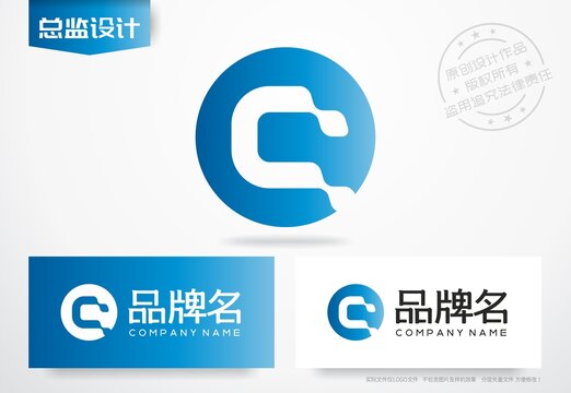 字母C设计logo科技公司标志