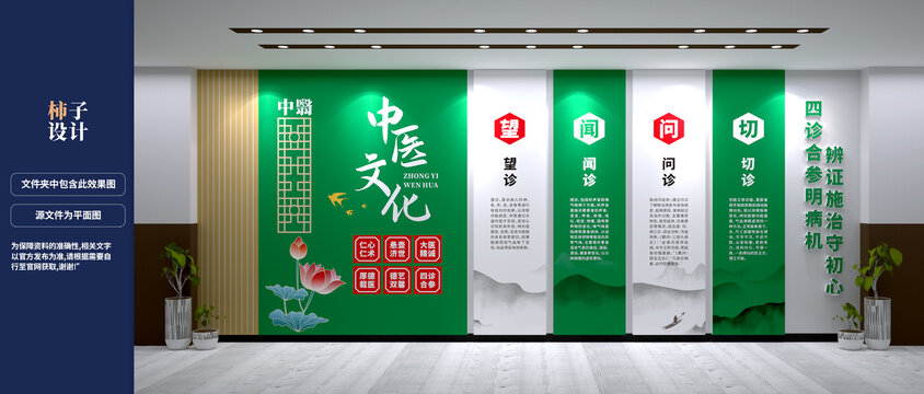 中医文化墙设计