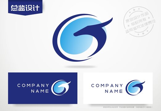 羊头logo科技标志设计