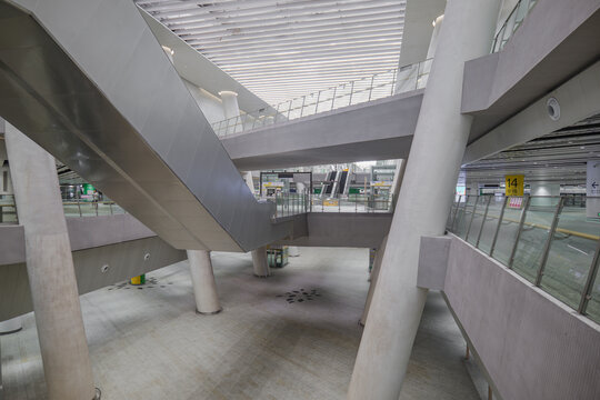 深圳黄木岗地铁站城市现代建筑空间设计