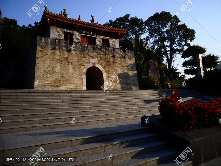 深圳园博园,城楼,古建筑