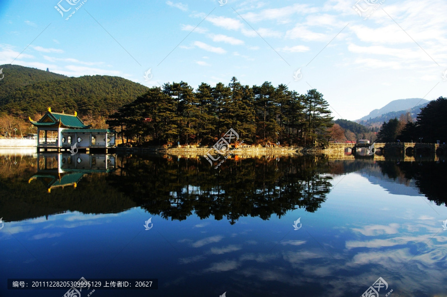 江西九江庐山花径风光