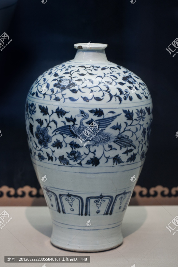 元青花凤纹大梅瓶