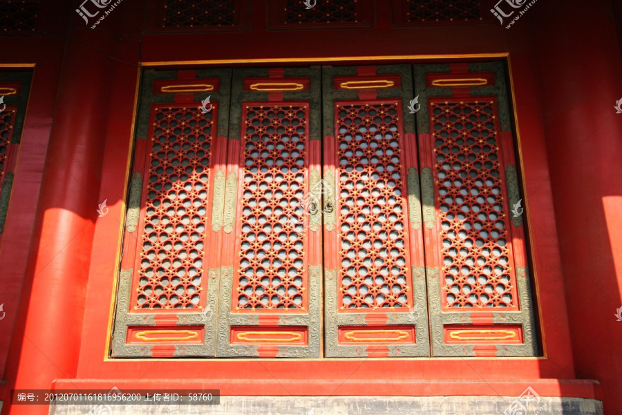 保和殿,中国传统风格的窗棂
