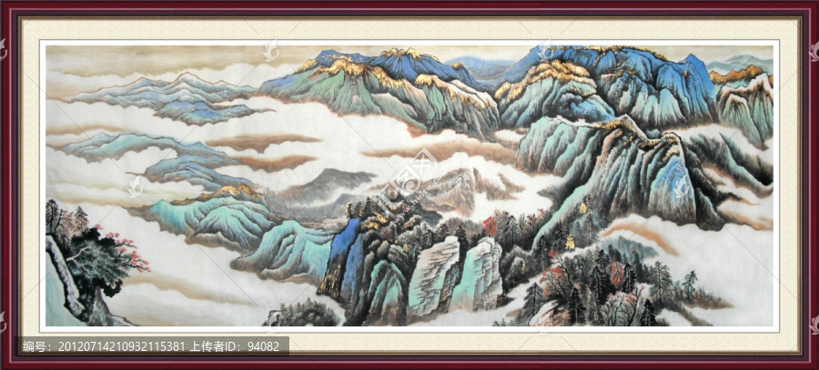 山水画,青绿山水