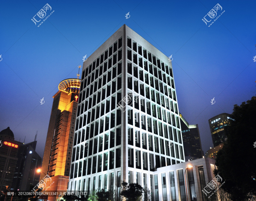 上海海关大楼夜景