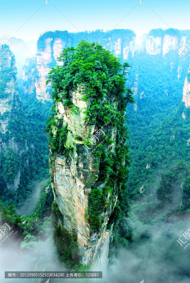 张家界悬浮山