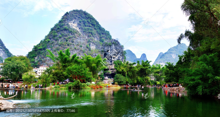 阳朔大榕树景区风光