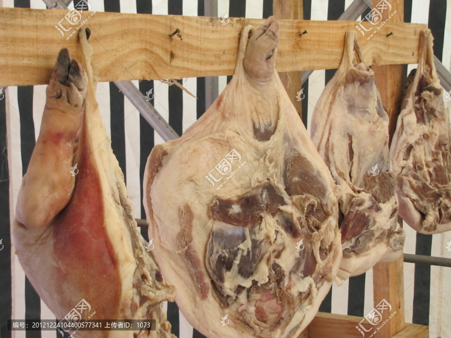 猪坐臀,咸肉