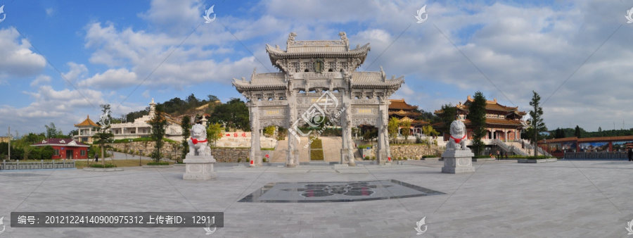 梅山寺大门全景