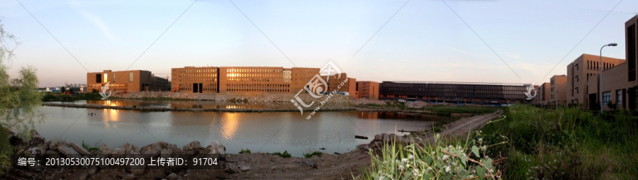 天津工业大学新区180全景