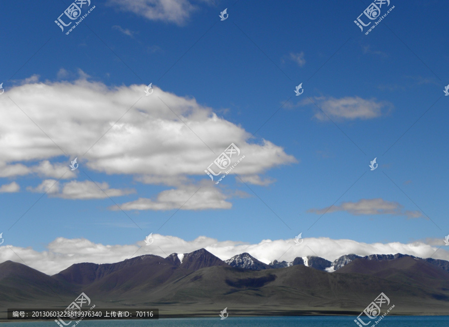 念青唐古拉山和纳木错湖