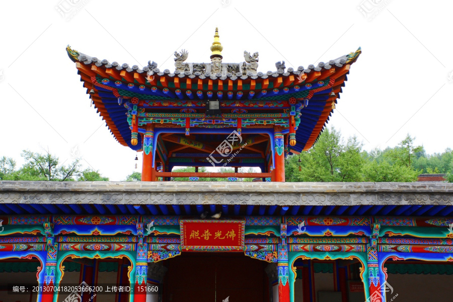 青海西宁塔尔寺寺庙