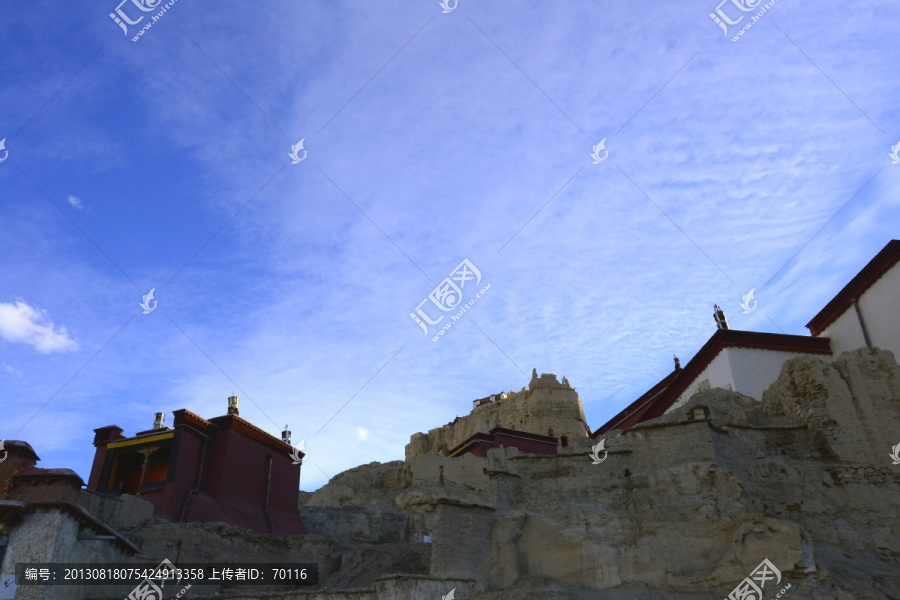 西藏风光,古格王城遗址