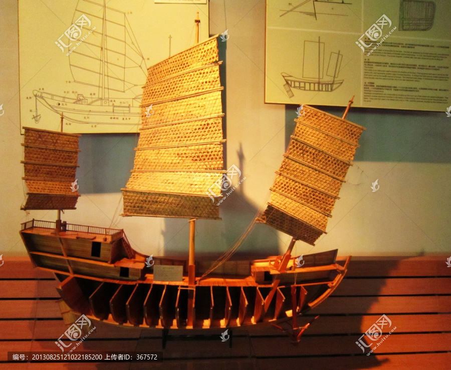 木船剖面图