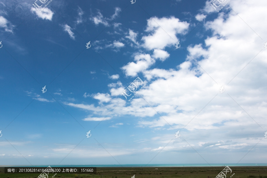 青海湖天空