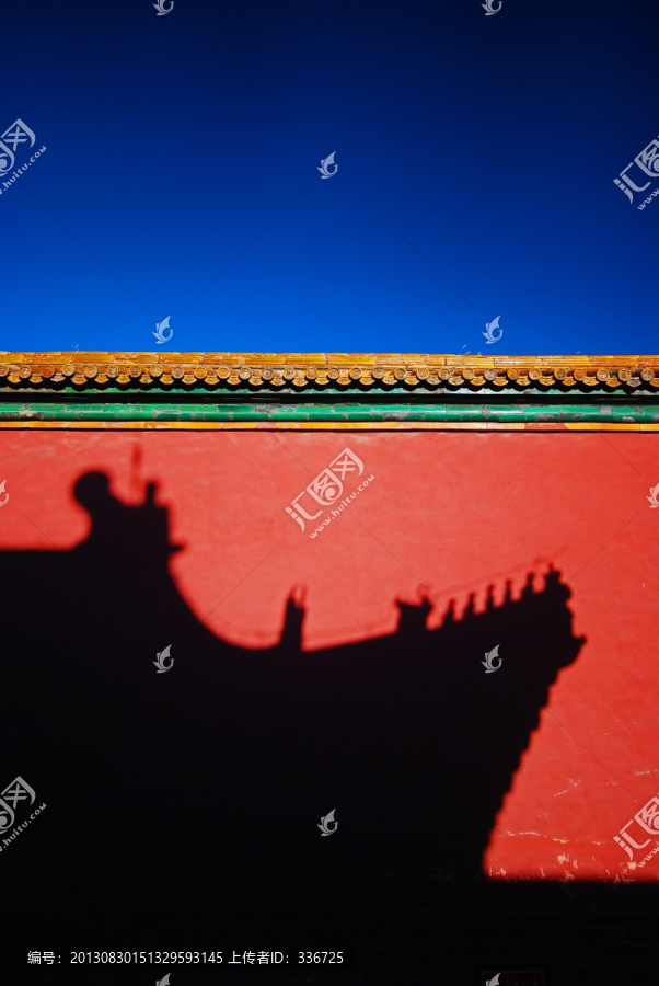 北京故宫,红墙
