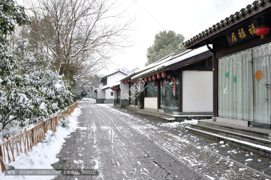 西湖,杨公堤,茅家埠,雪景