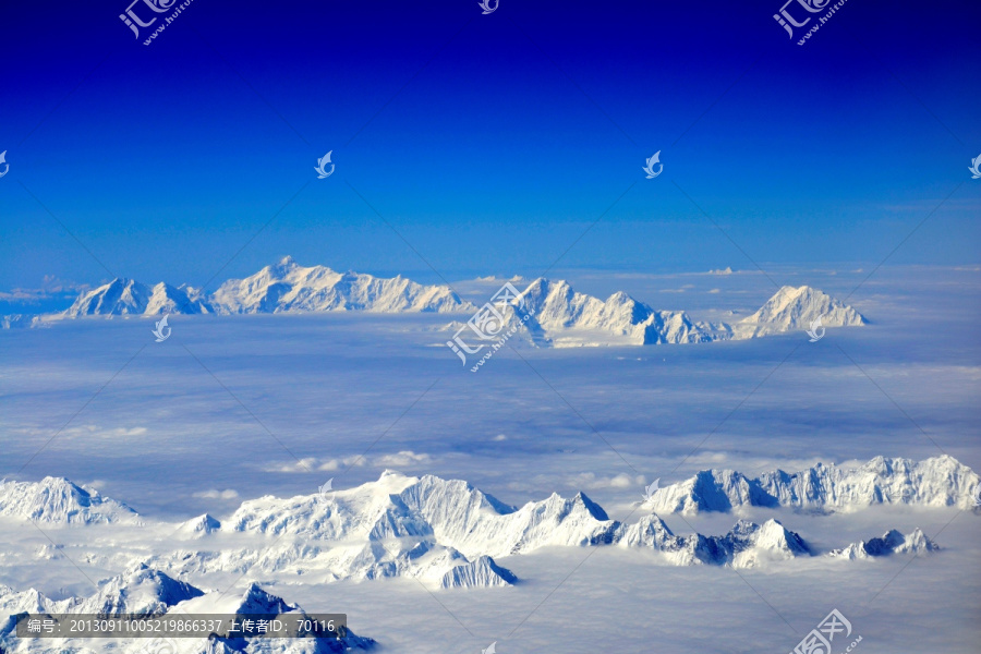 西藏风光,雪山云海