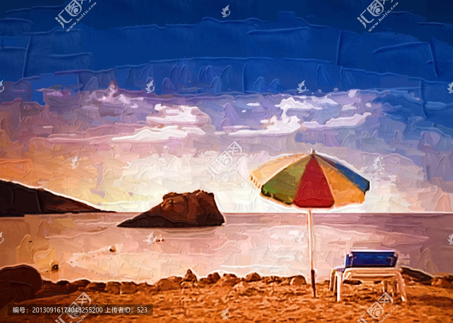 海景油画