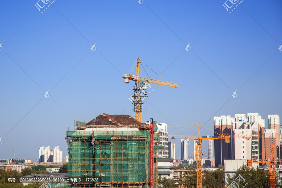 建筑,工地