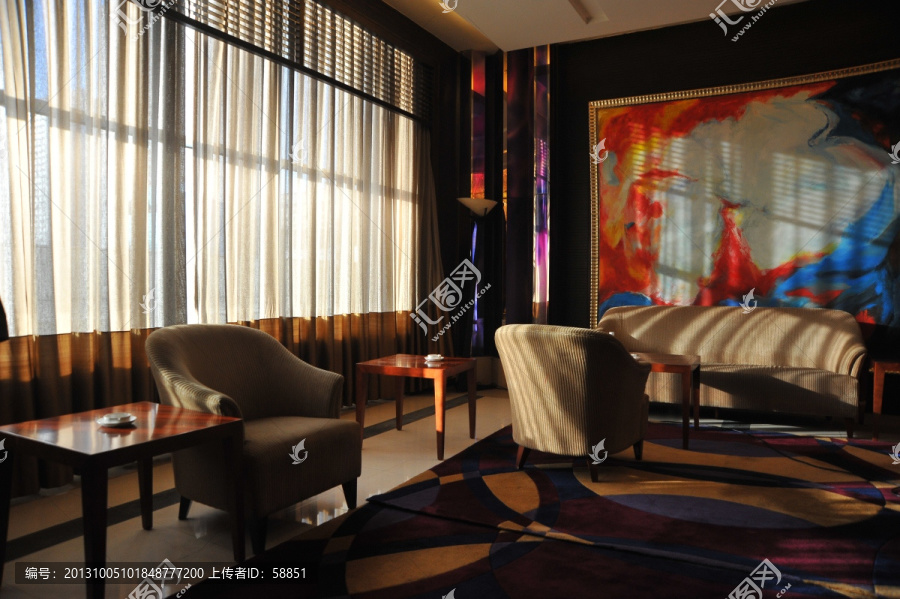 五星级酒店公寓会客厅