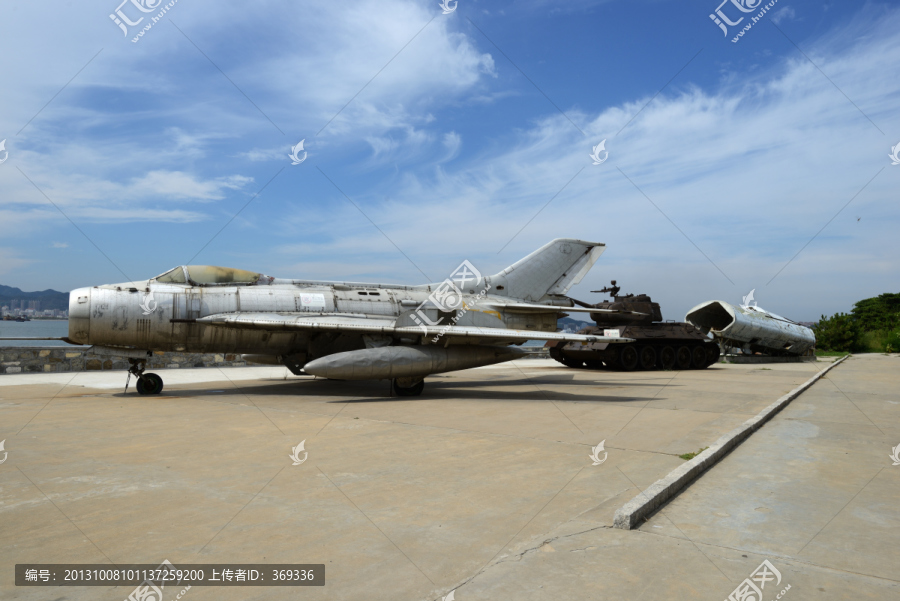 刘公岛炮台兵器馆歼6甲战机