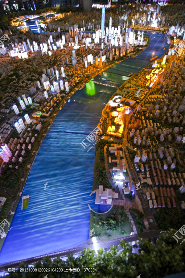 上海城市发展规划馆,微缩景观