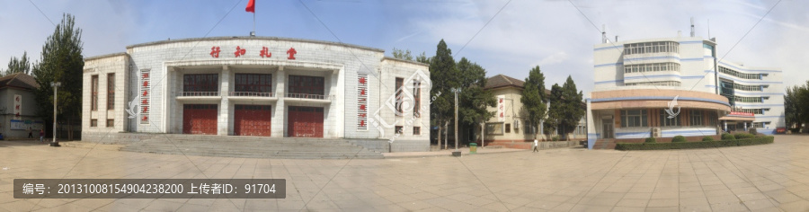 太原师范学院行知礼堂180全景