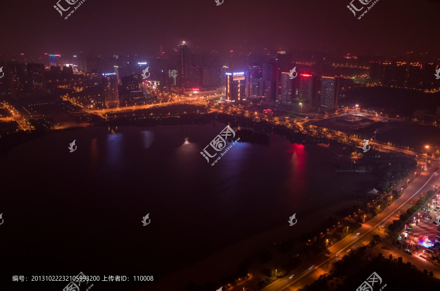 合肥政务区夜景