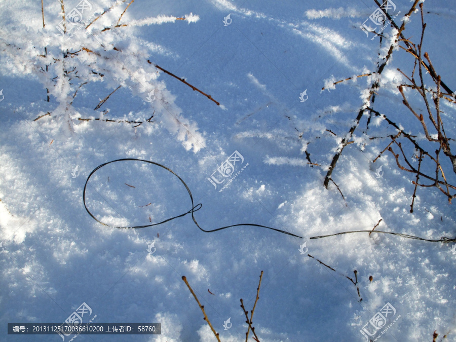 套雪兔铁丝圈