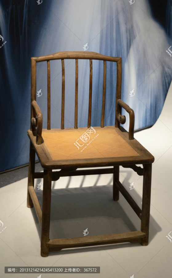 榉木梳背扶手椅,,,古代家具