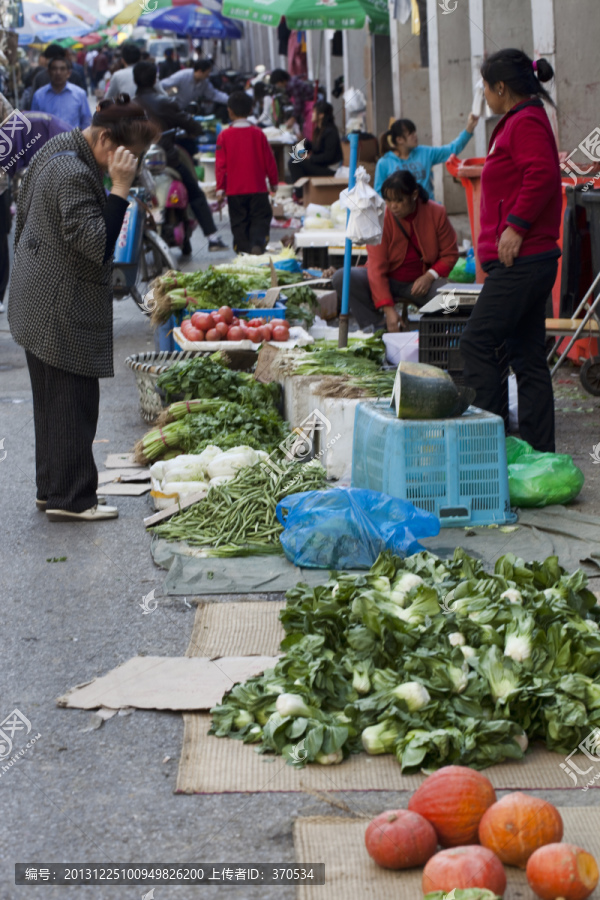 上海小街道,百姓生活,农贸市场