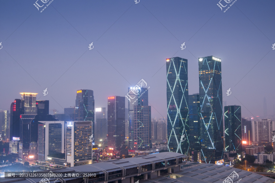 深圳卓越大厦,商业圈,都市风光