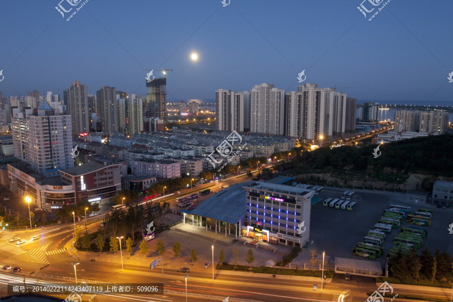 青岛开发区城市夜景